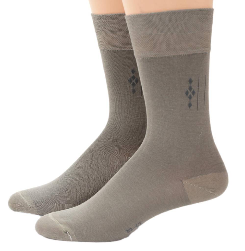 Shimasocks Herren Business Socken mit dezenter Schaftmusterung gasiert-mercerisiert