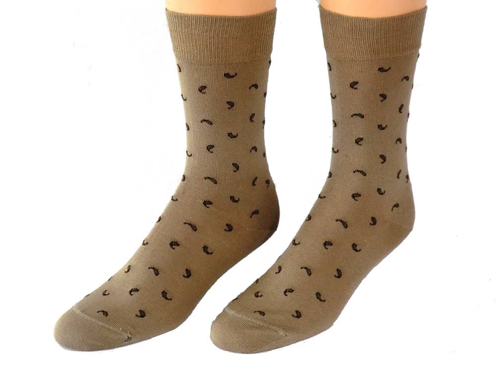 Shimasocks Herren Business Socken mit Muster gasiert- mercerisiert