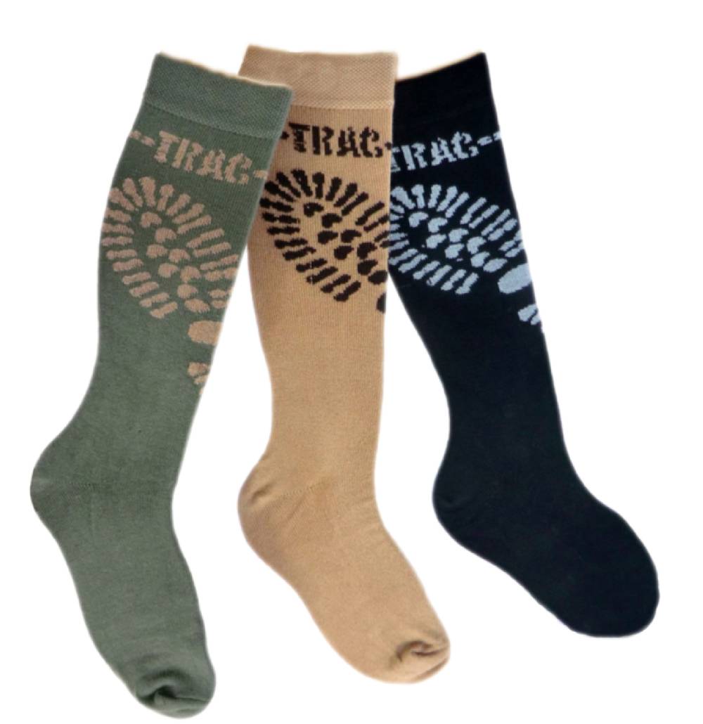 Shimasocks Herren Kniestrümpfe Motiv Fußspuren 3er Pack