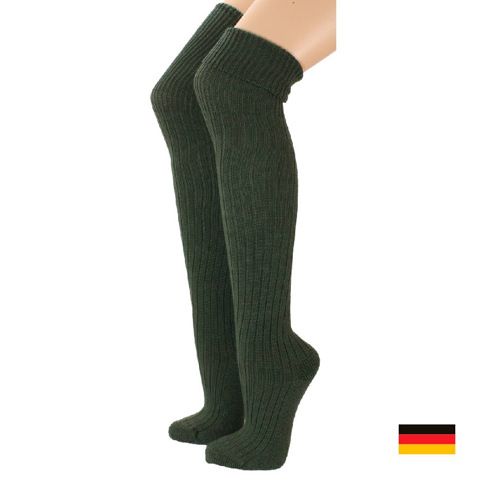 Shimasocks Herren Lange Strümpfe Schurwolle Overknee grau grün Jagd Outdoor