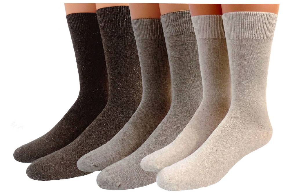 Shimasocks Herren Socken ohne Gummi Übergröße Dreierpack