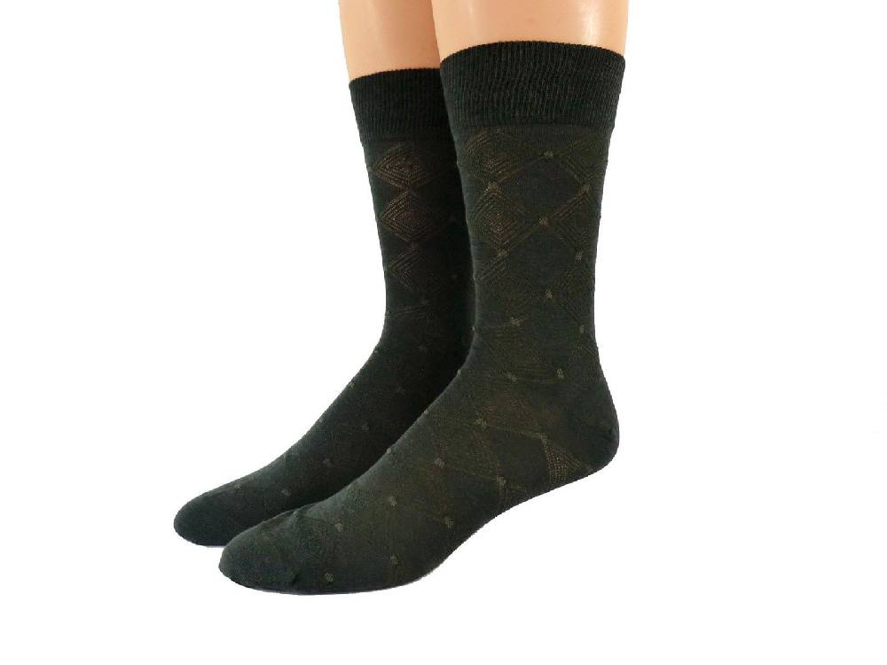 Shimasocks Herren Socken Wolle allover Krawattenmusterung