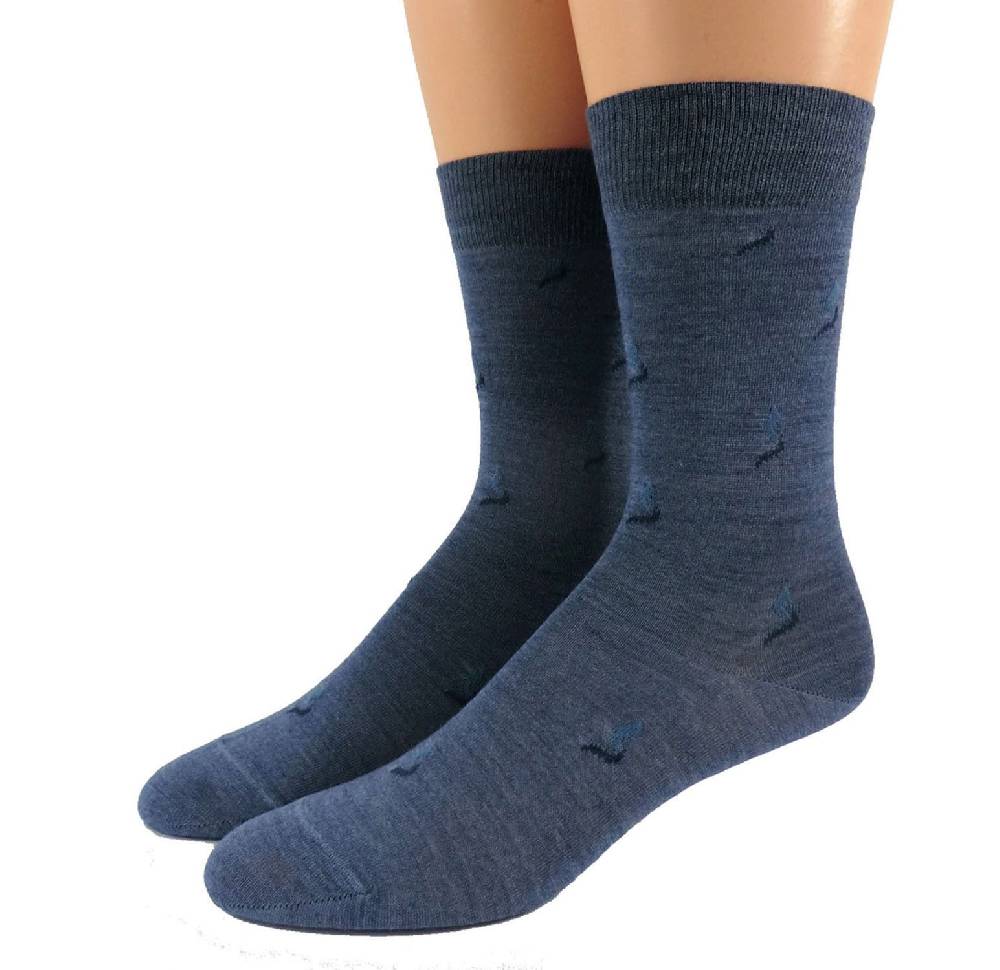 Shimasocks Herren Socken Wolle allover Krawattenusterung