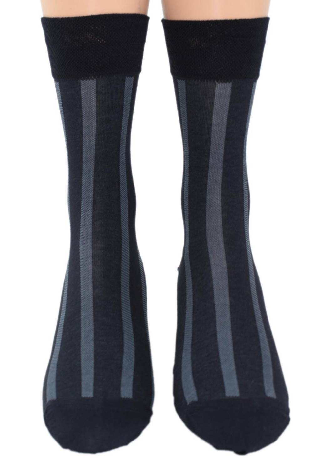 Shimasocks Hochwertige Herren Business Ausstatter Socken - BusinessSocken mit Längsstreifen