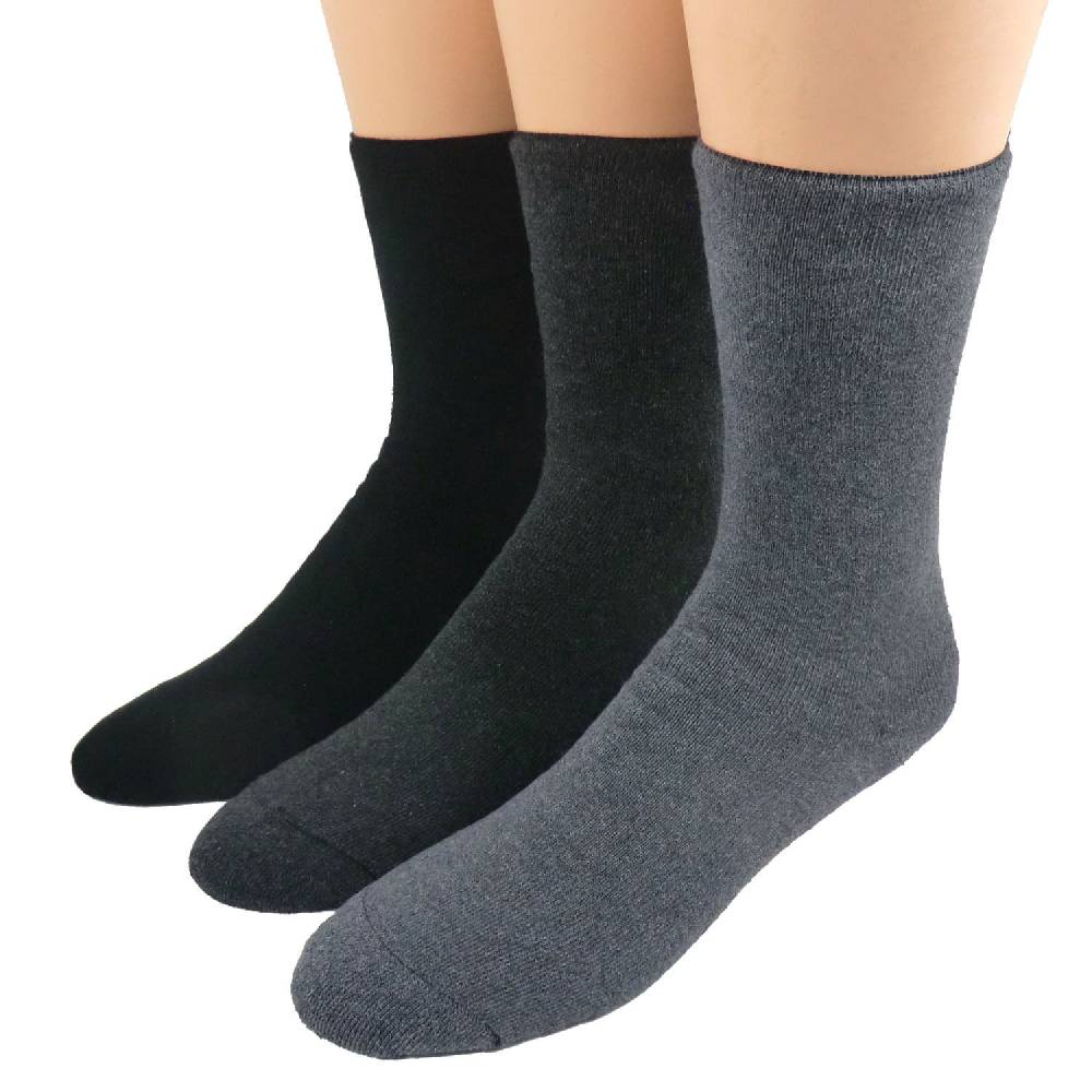 Shimasocks Hochwertige vollplüsch Damen & Herren Thermo Socken - Strümpfe o. Gummi 3erPack Preis bezieht sich auf ein Dreierpack