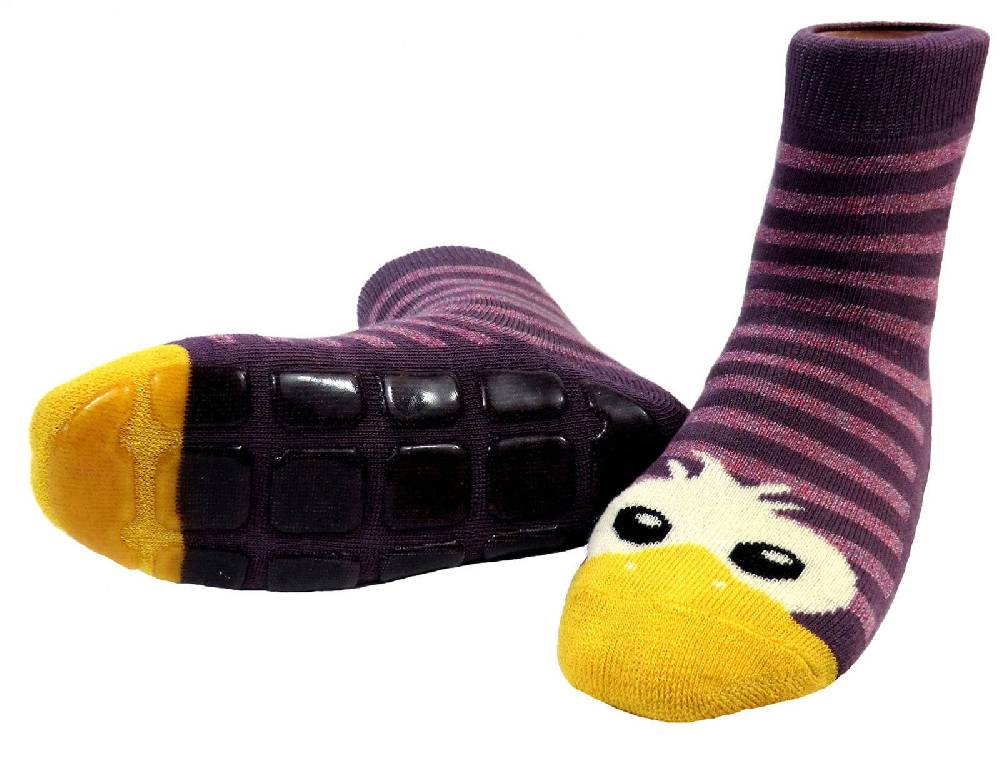 Shimasocks Kinder ABS Sockenschuhe Entenkopf 98% Baumwolle Rutschsocken
