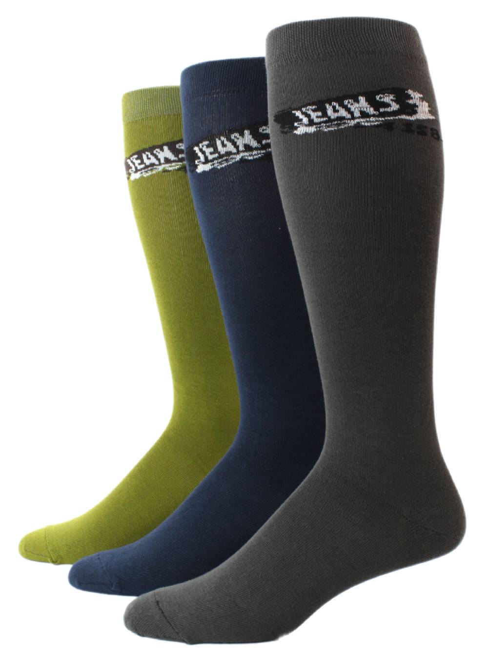 Shimasocks Kinder Damen Herren Kniestrümpfe jeanslook 3er Pack