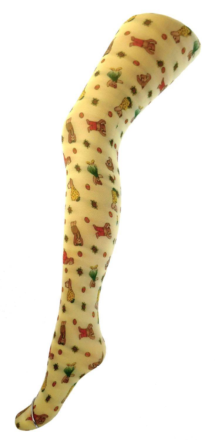 Shimasocks Kinder Feinstrumpfhose bedruckt Teddy Microfaser 40 DEN