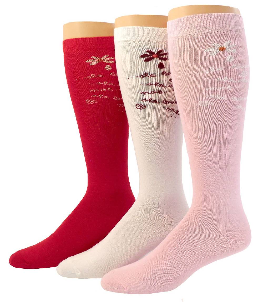 Shimasocks Kinder Kniestrümpfe she loves me Dreierpack