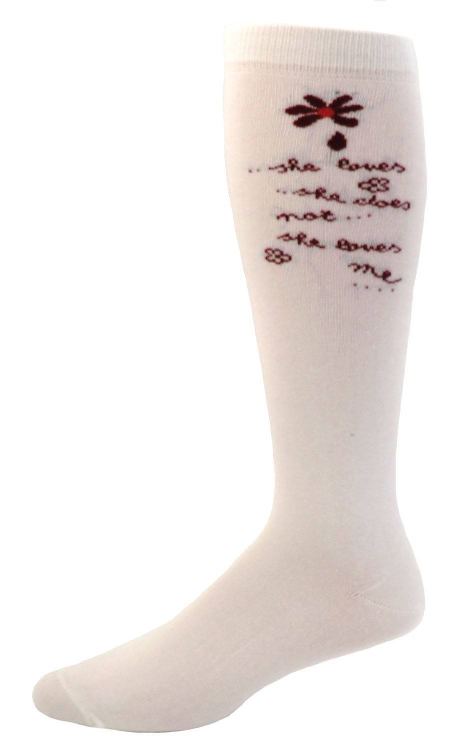 Shimasocks Kinder Mädchen Kniestrümpfe she loves me