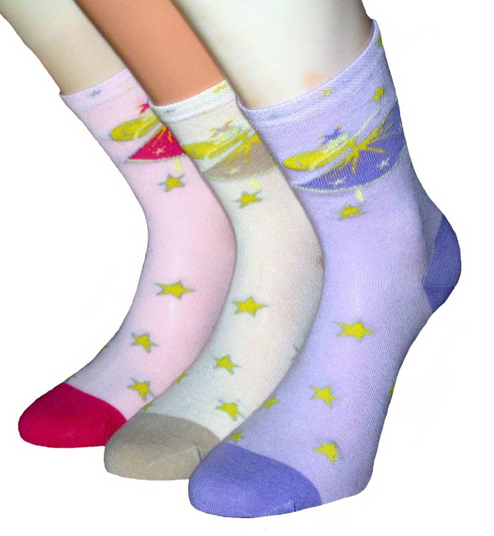 Shimasocks Kinder Mädchen Socken Prinzessin Flying Alina 3er Pack