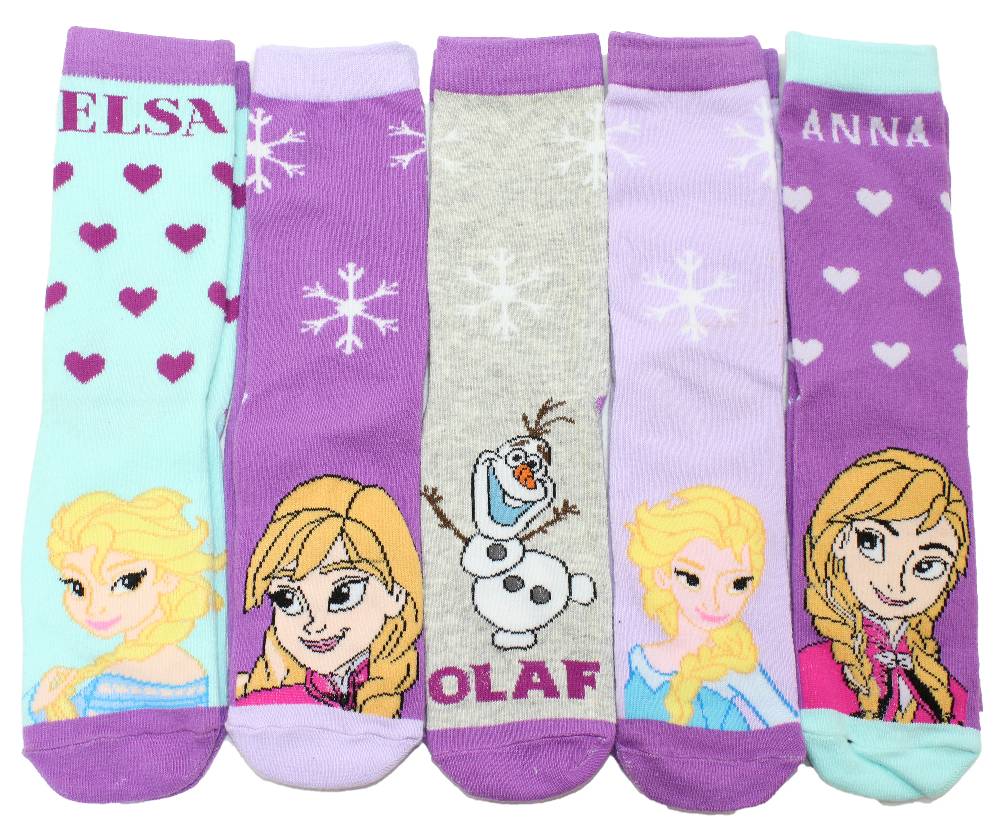 Shimasocks Kinder Socken 5er Pack Eiskönigin Frozen
