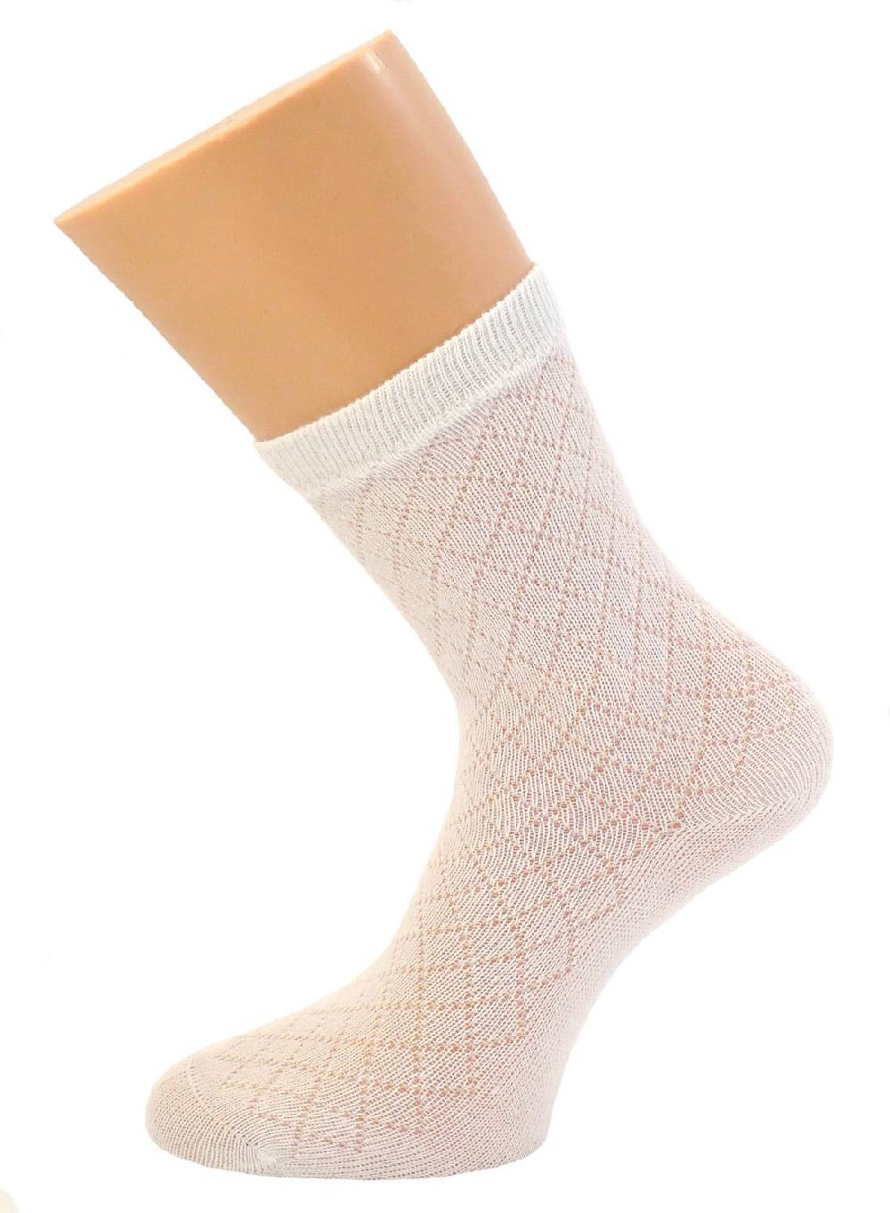Shimasocks Kinder Socken Häkellook weiß Fünferpack