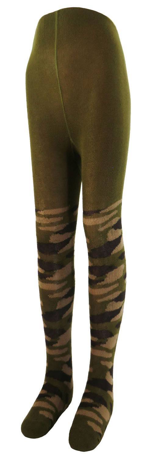 Shimasocks Kinder Strumpfhose Army Style Camouflage
