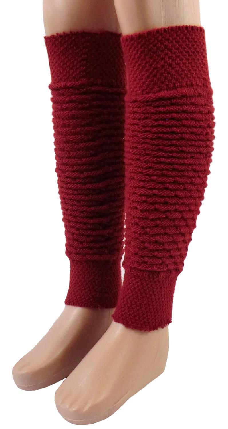 Shimasocks Kinderstulpen Legwarmer ca. 42 cm weinrot
