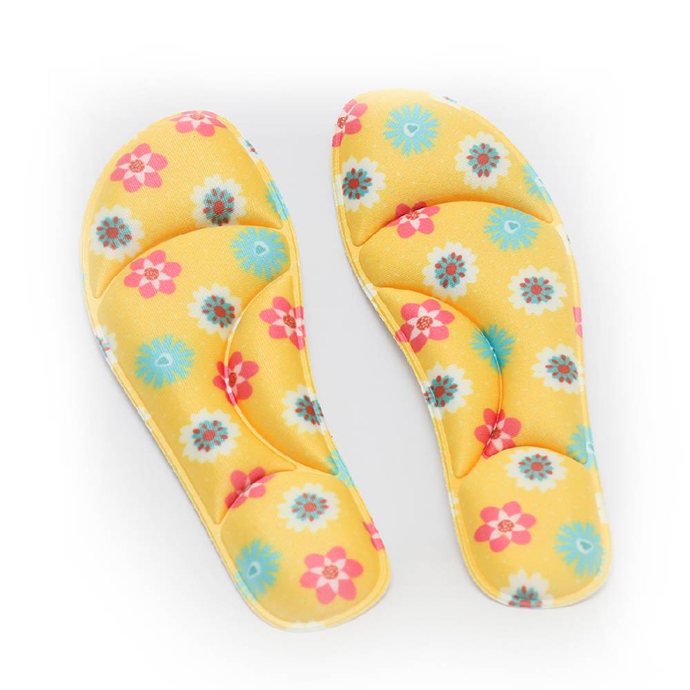 Shimasocks Komfort Sohle Einlegesohle Kinder Motiv Zwischenschicht aus PU Schaum blau grün gelb 28-35 passt sich der Fussform an Blumen, Einhorn, Fußball, Roboter