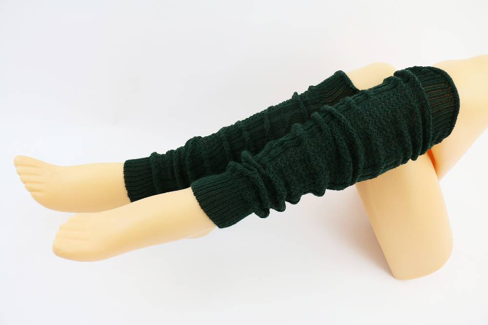 Shimasocks Legwarmer Stulpen tannengrün für Damen und Herren, Wald, Wandern & Jagd