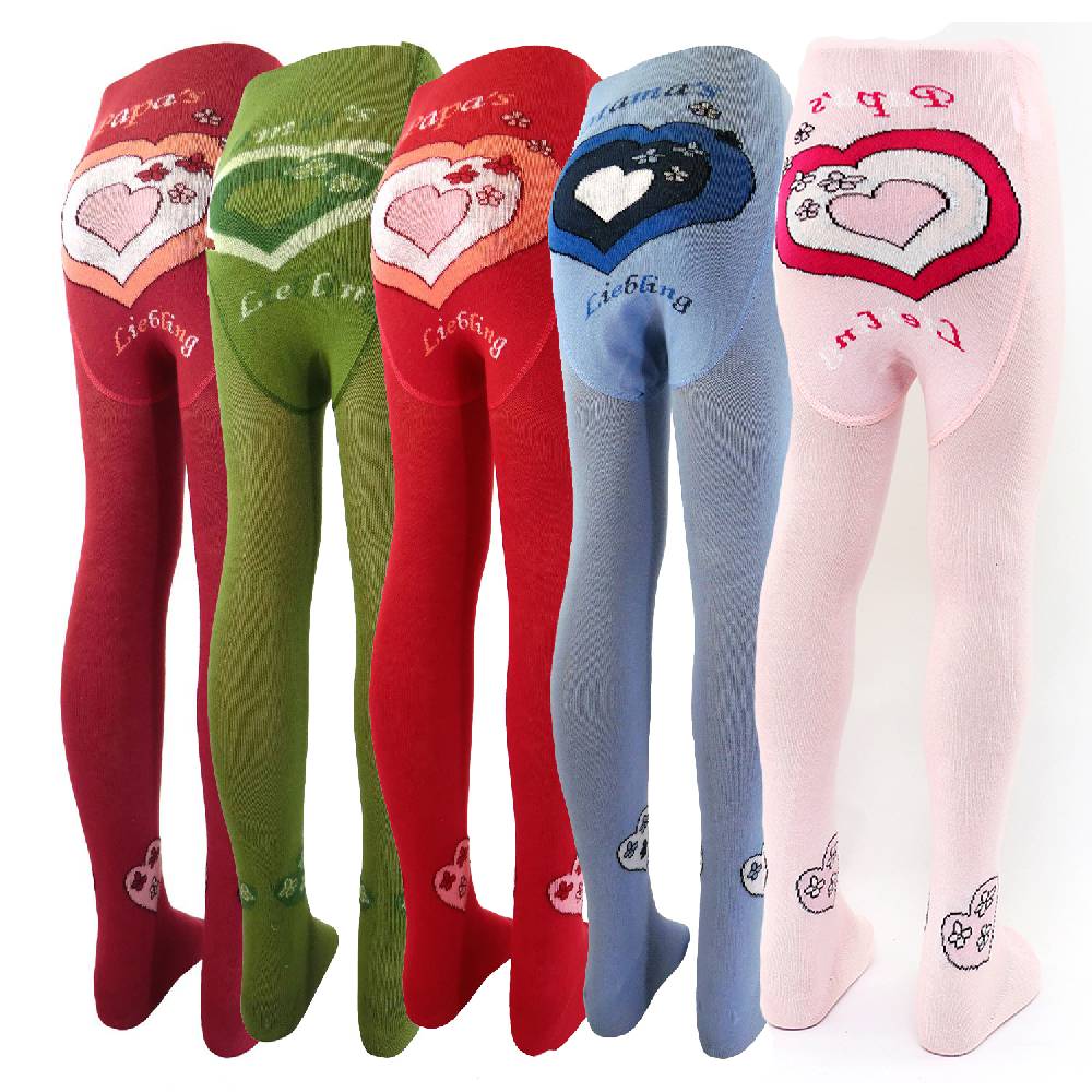 Shimasocks Niedliche Strumpfhose für Babys & Kinder mit Herz für Mama & Papa - Liebling