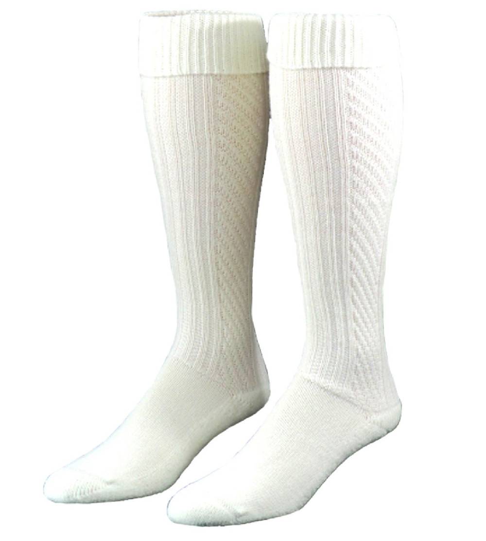 Shimasocks Rohner advanced socks Oktoberfest Kniebundhosen Strümpfe naturweiß