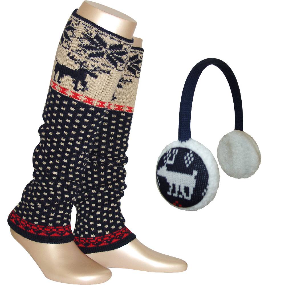 Shimasocks Set Stulpen mit Ohrenschützer Nordic Style