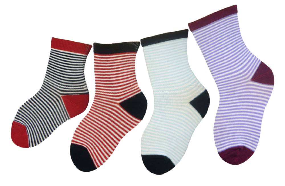 Shimasocks Baby Socken geringelt