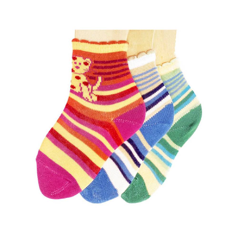 Shimasocks Baby Socken Kätzchen 3er Pack