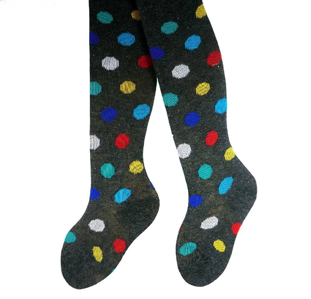 Shimasocks Baby Strumpfhose bunt gepunktet