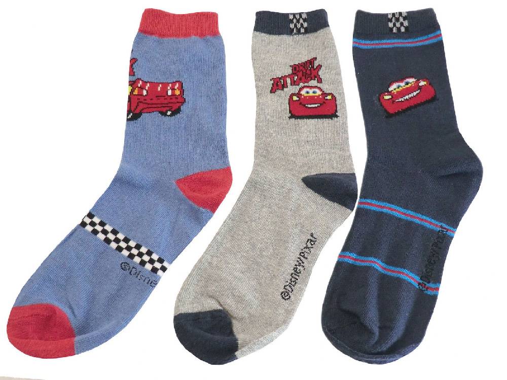 Shimasocks Cars Kinder Socken Dreierpack