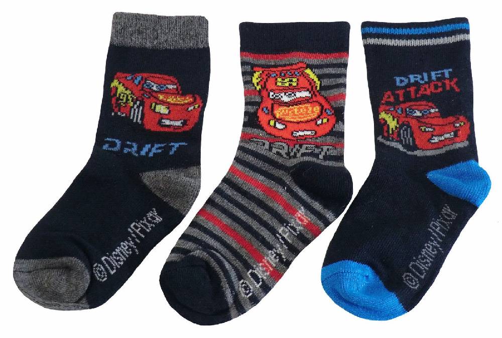 Shimasocks Cars Kinder Socken Dreierpack