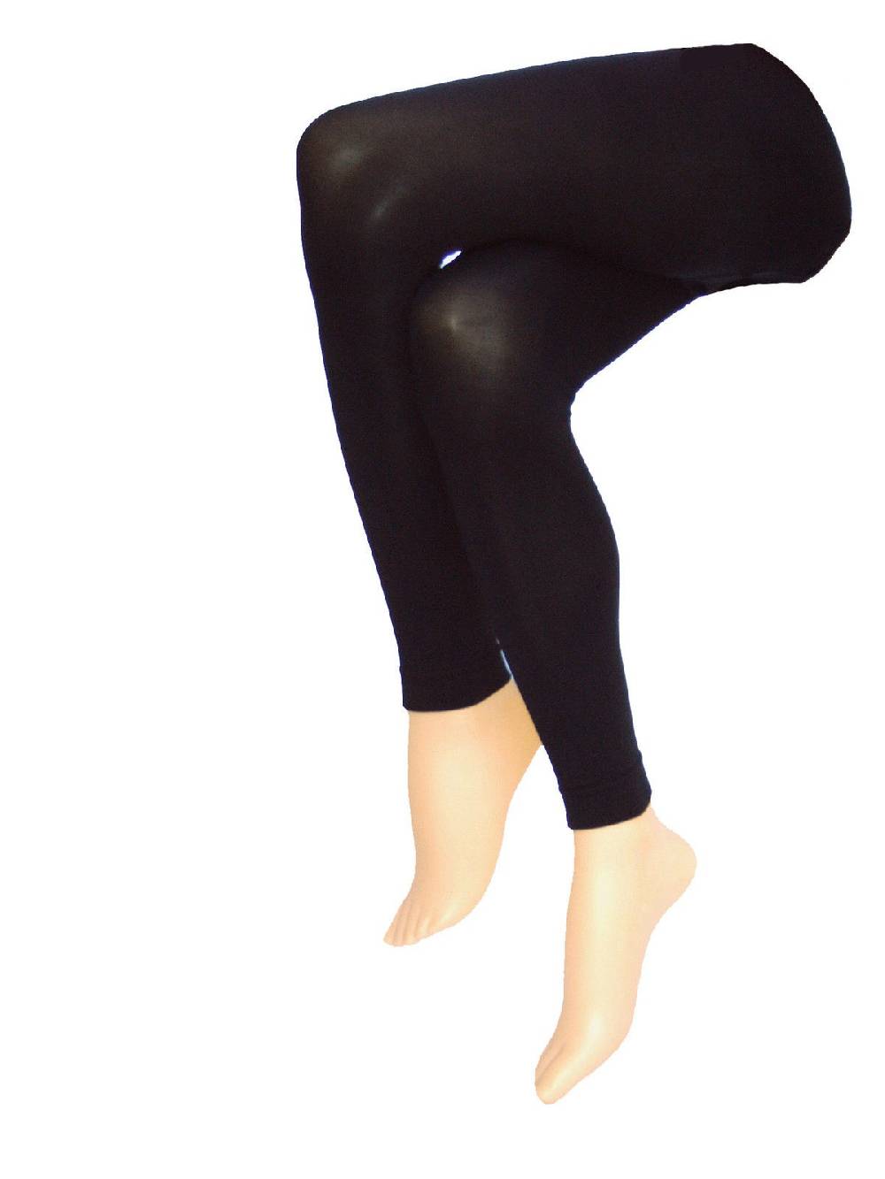 Shimasocks Damen Baumwoll Stretch Legging schwarz