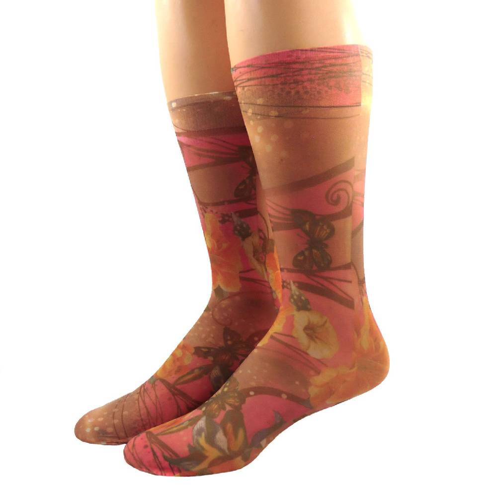 Shimasocks Damen Feinkniestrümfe bedruckt 20 DEN