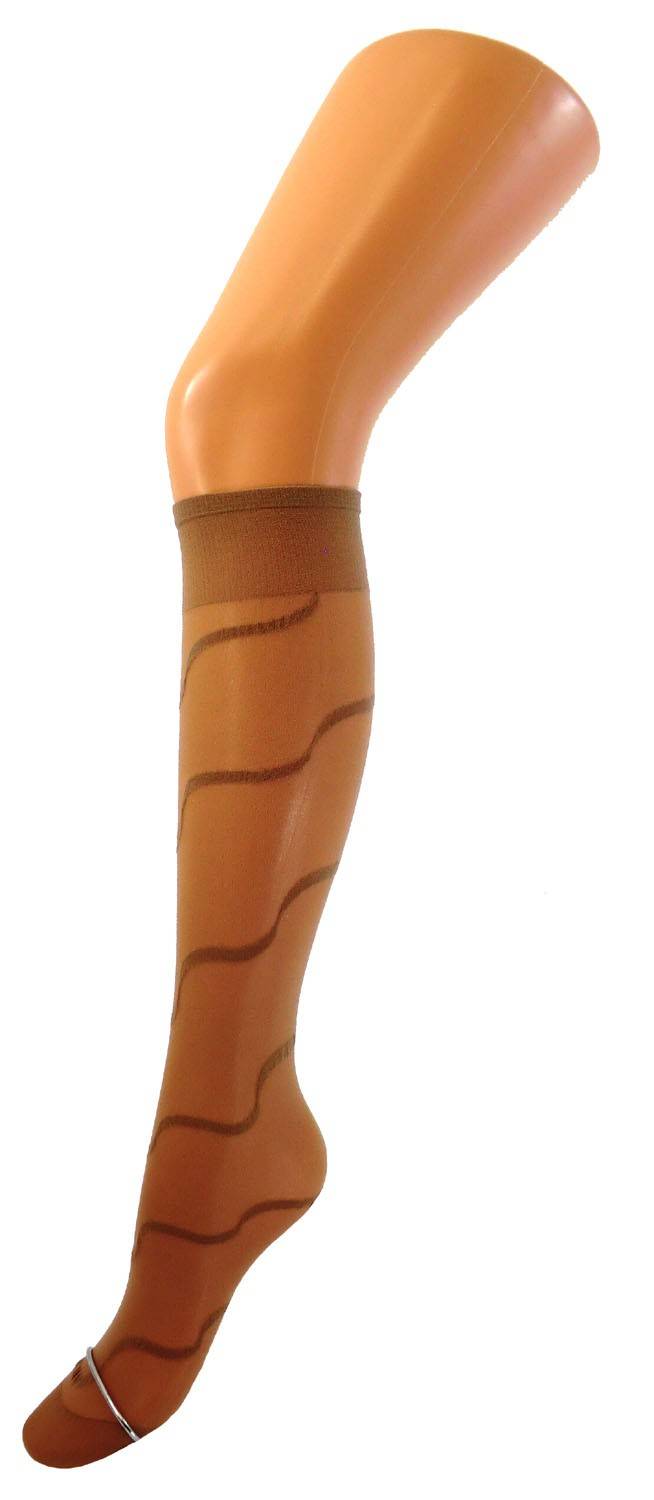 Shimasocks Damen Feinkniestrümfe gemustert 20 DEN