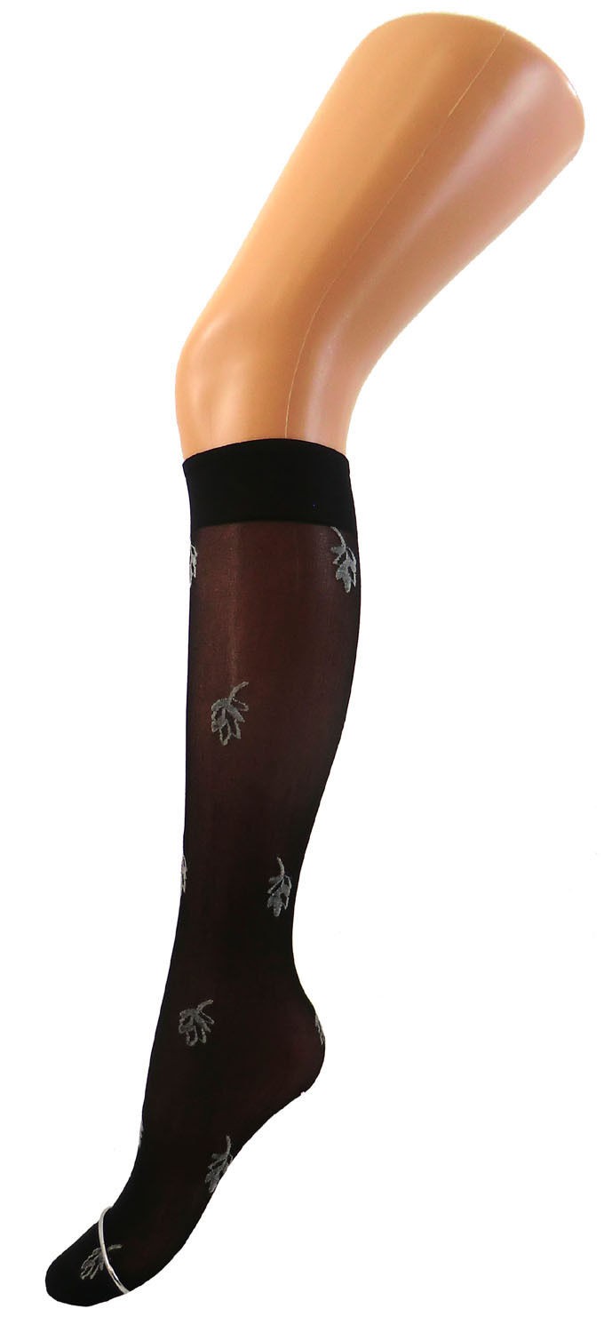 Shimasocks Damen Feinkniestrümfe gemustert 20 DEN