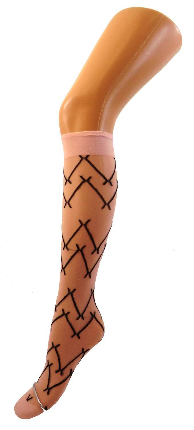 Shimasocks Damen Feinkniestrümfe gemustert 20 DEN