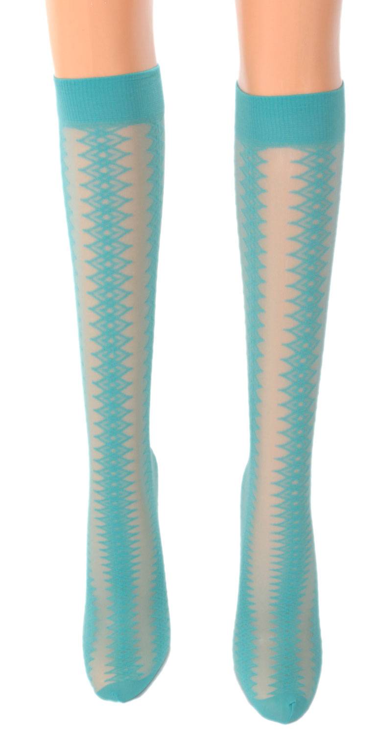 Shimasocks Damen Feinkniestrümpfe gemustert 20 DEN