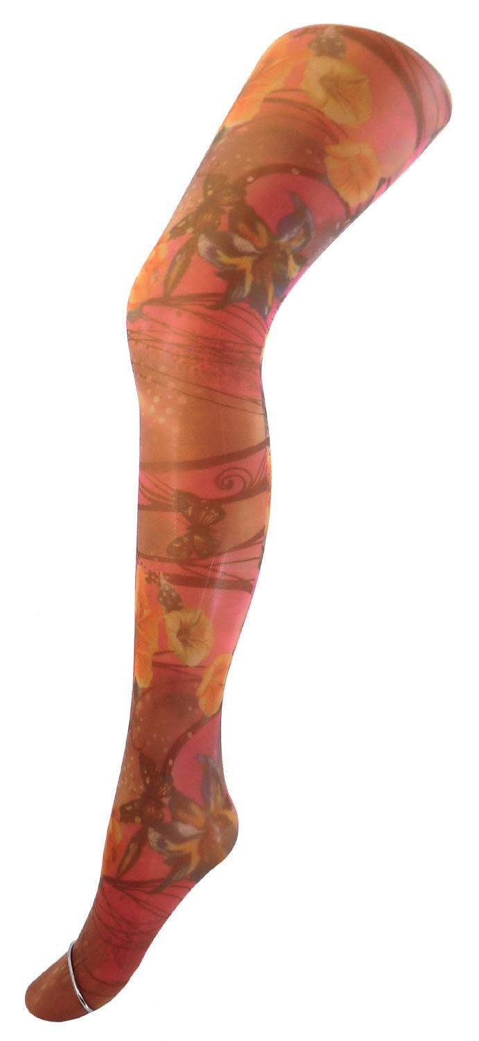 Shimasocks Damen Feinstrumpfhose bedruckt 20 DEN