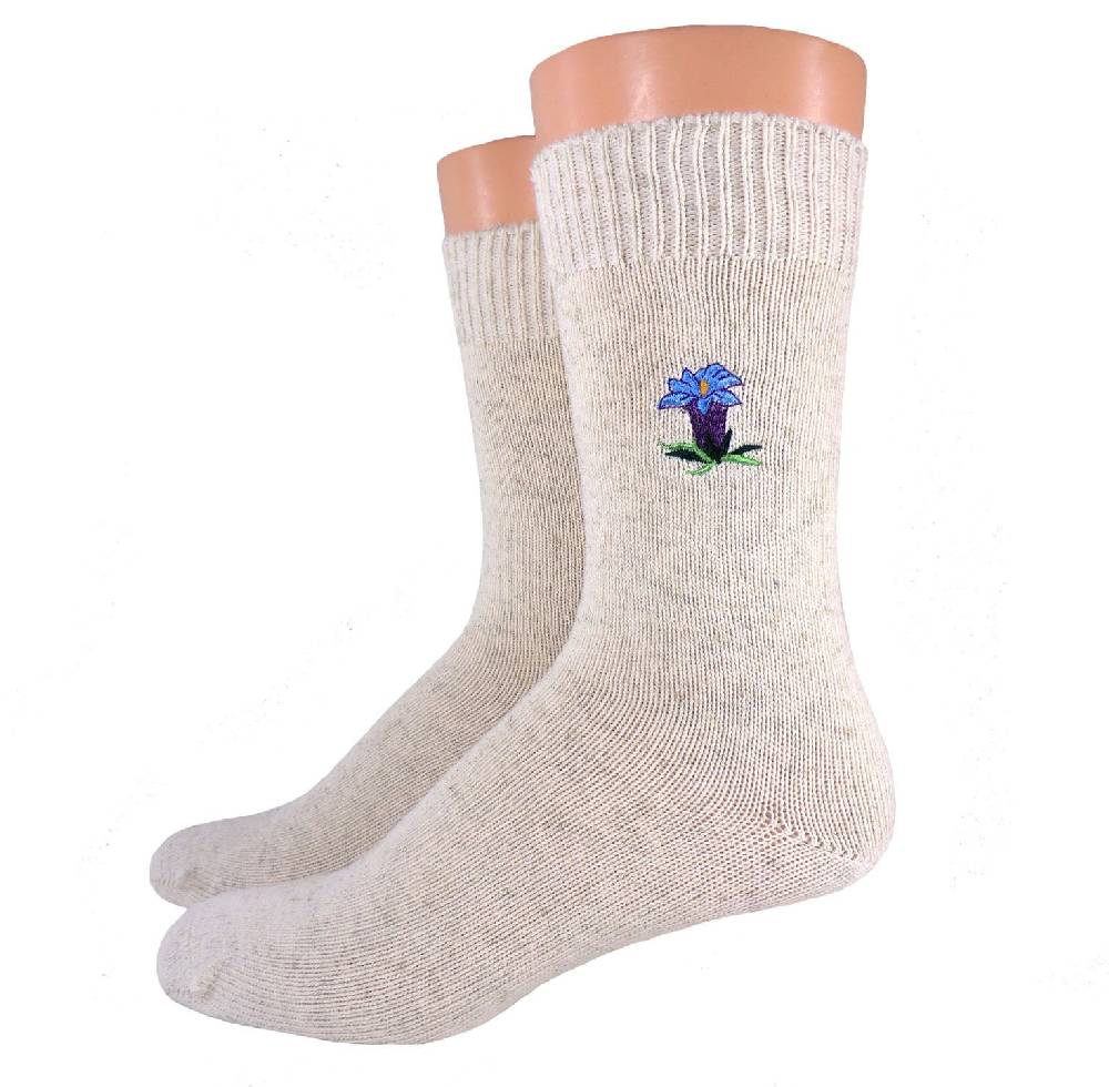 Shimasocks Damen/ Herren Bio Socken bestickt