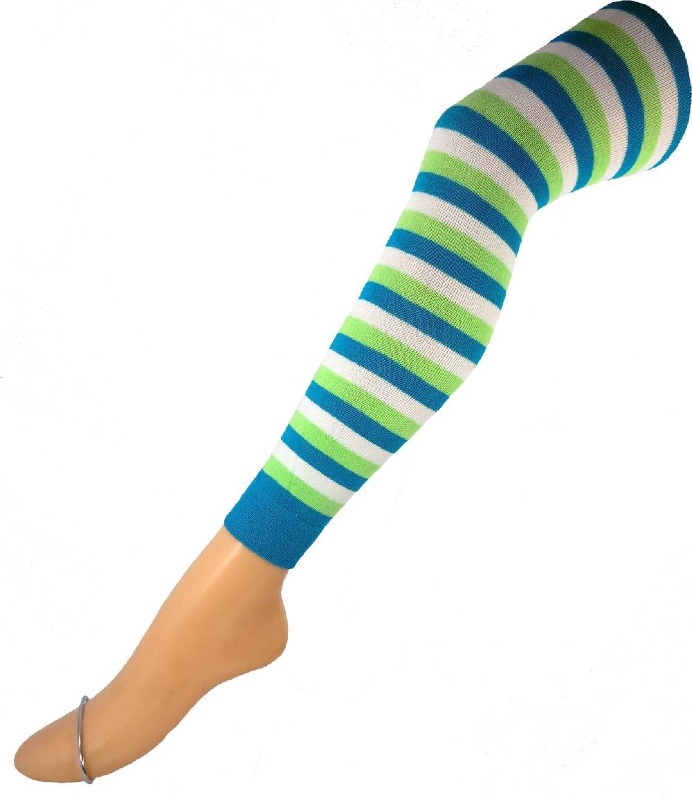 Shimasocks Damen Legging geringelt