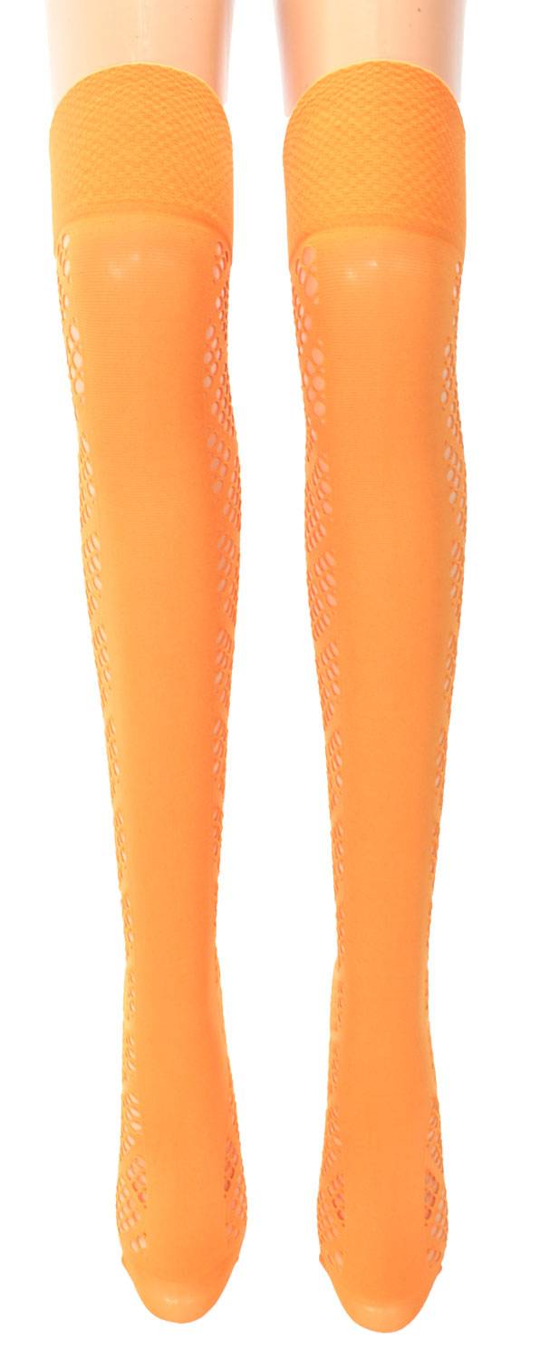 Shimasocks Damen Netz Overknee Strümpfe