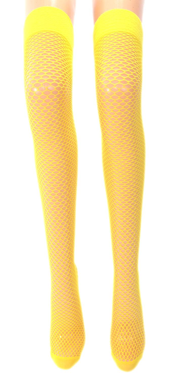 Shimasocks Damen Netz Overknee Strümpfe