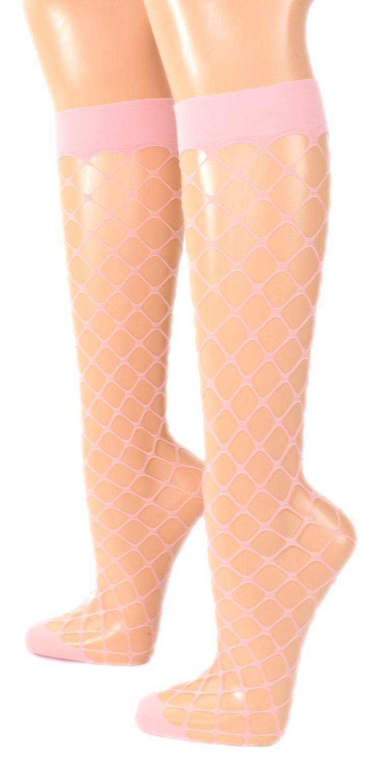 Shimasocks Damen Netzkniestrümpfe 30 DEN