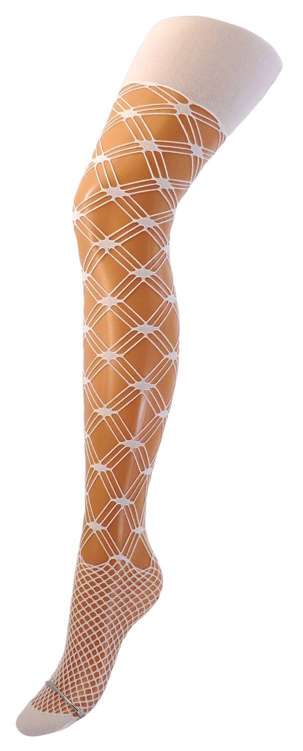 Shimasocks Damen Netzstrumpfhose mit Hosenteil