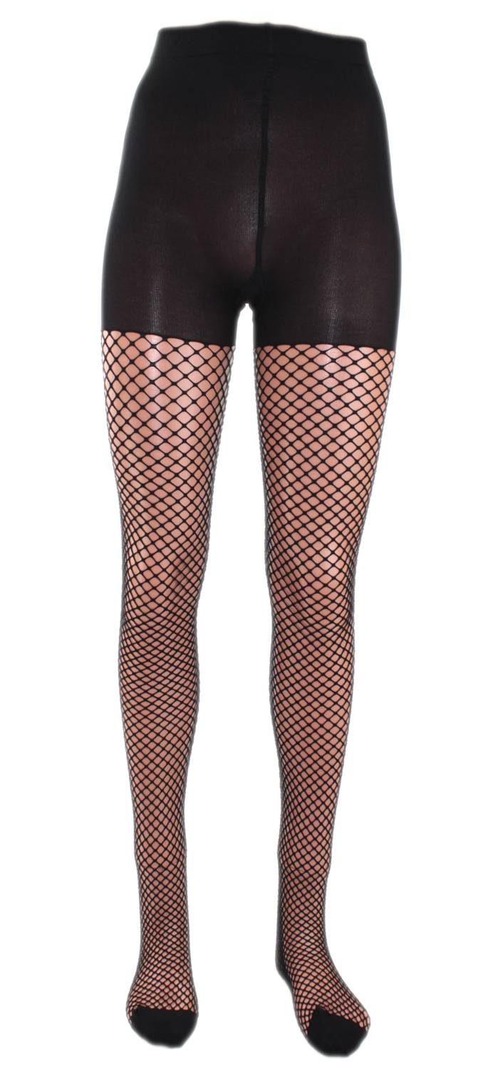 Shimasocks Damen Netzstrumpfhose mit Hosenteil