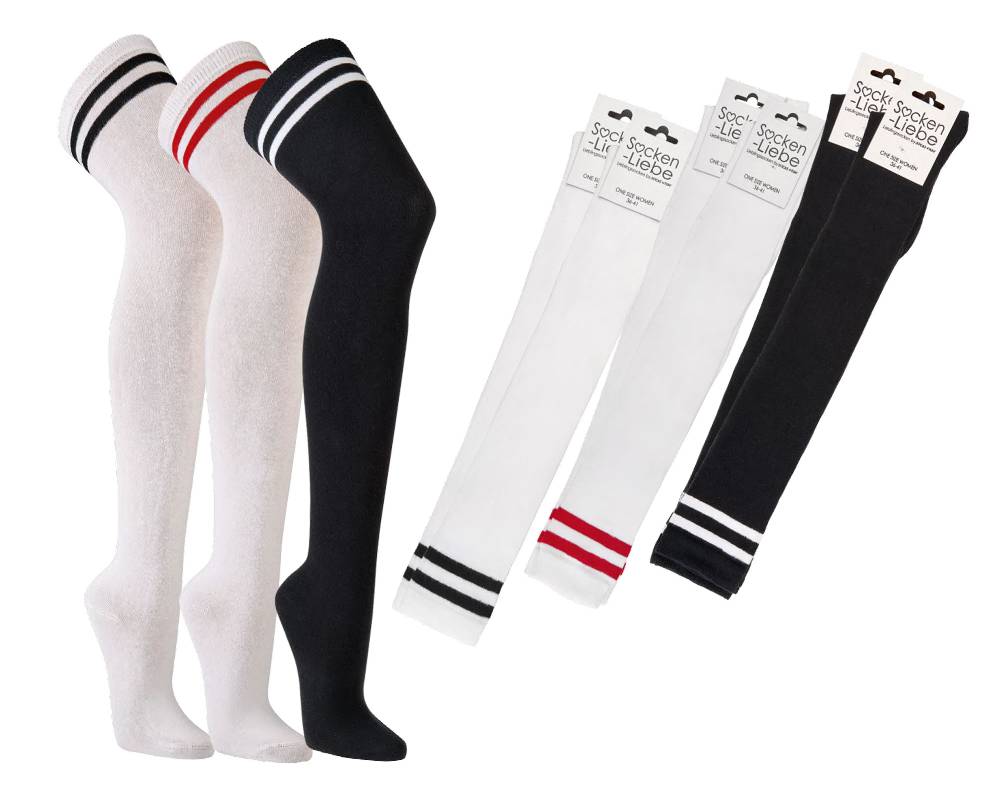 Shimasocks Damen Overknee " College Style "