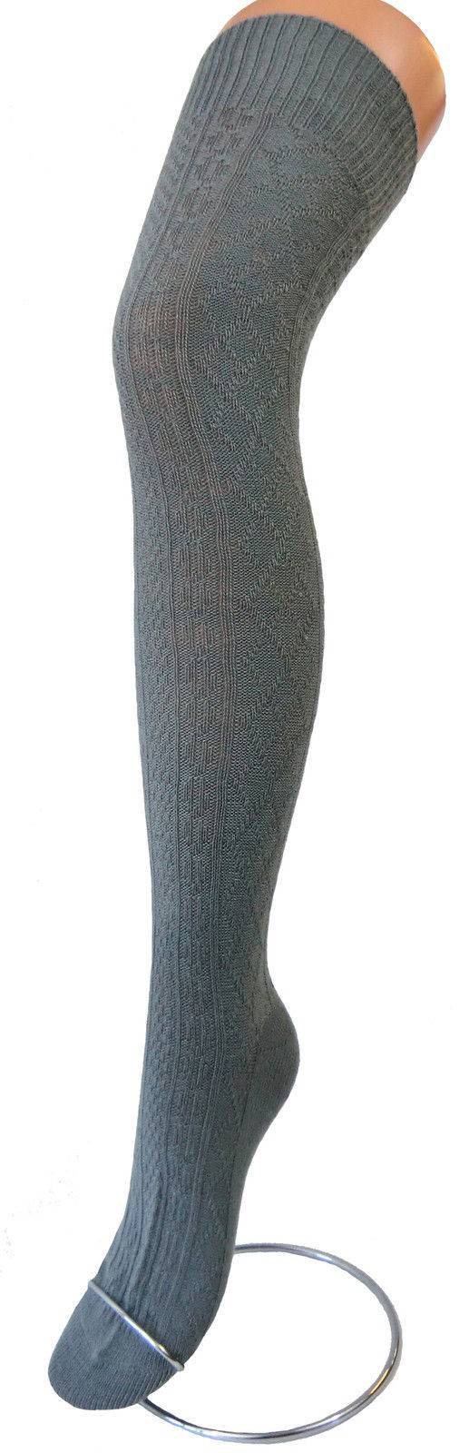Shimasocks Damen Overknee Jacquardmuster