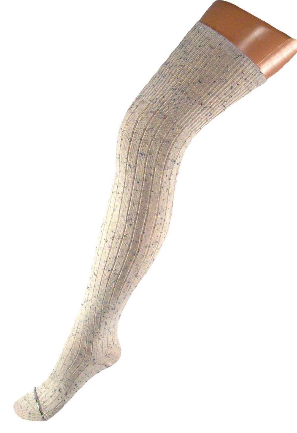 Shimasocks Damen Overknees bottonato Tweed