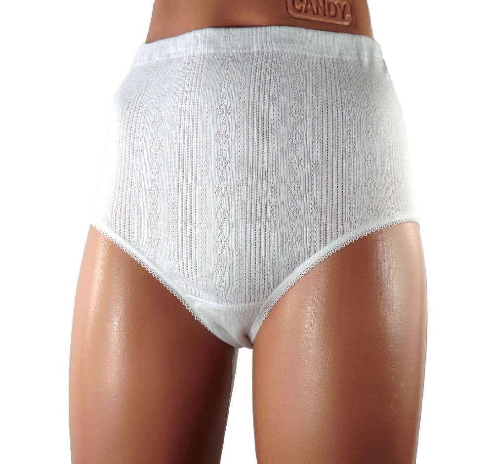 Shimasocks Damen Schlüpfer weiß gemustert