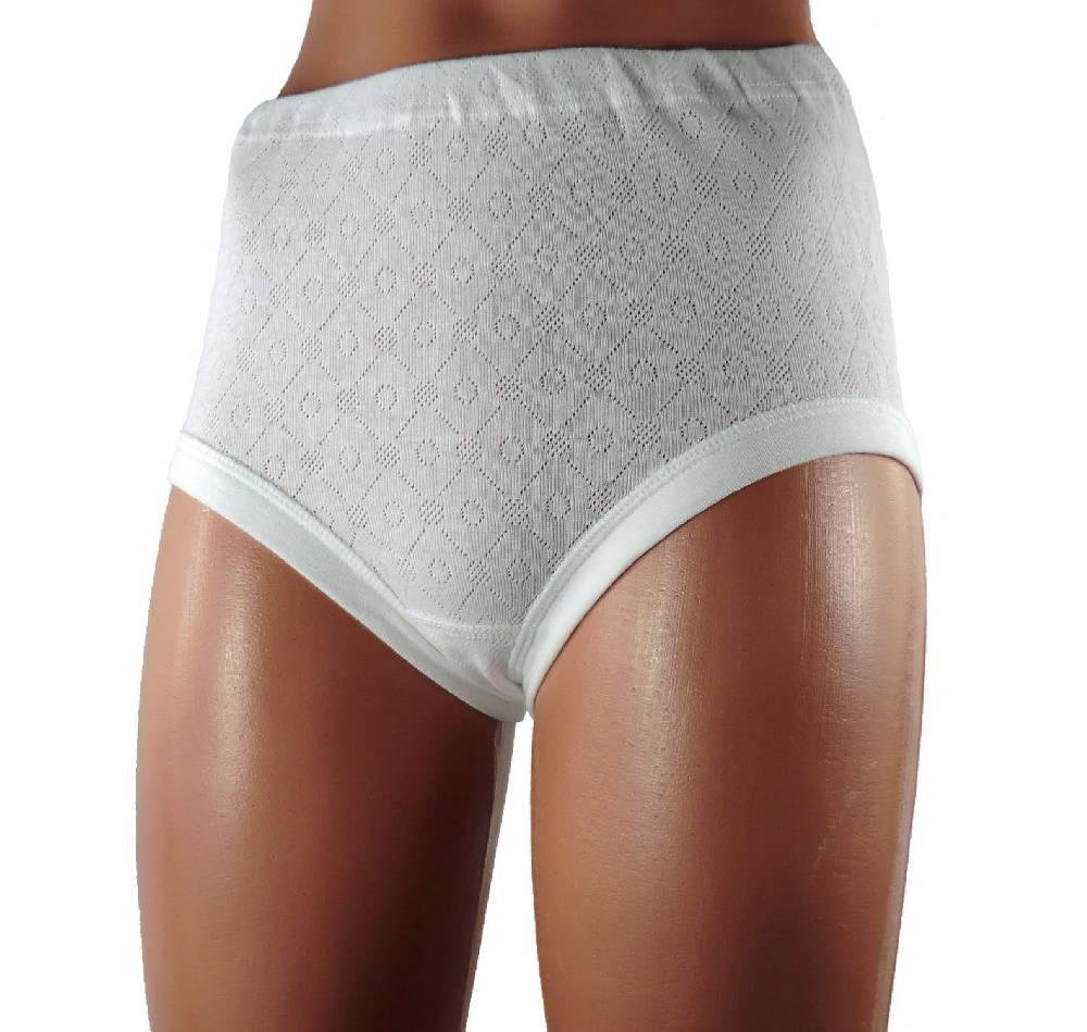 Shimasocks Damen Schlüpfer weiß gemustert