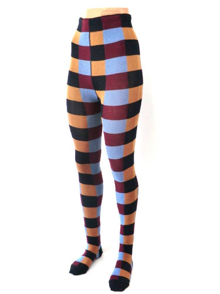 Shimasocks Damen Strumpfhose Karo