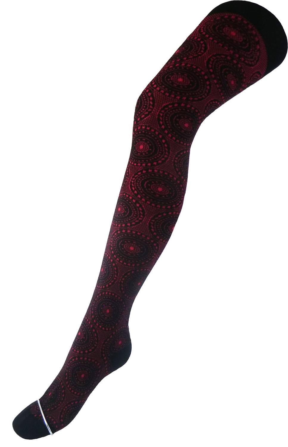 Shimasocks Damen Strumpfhose Spitzenmandala